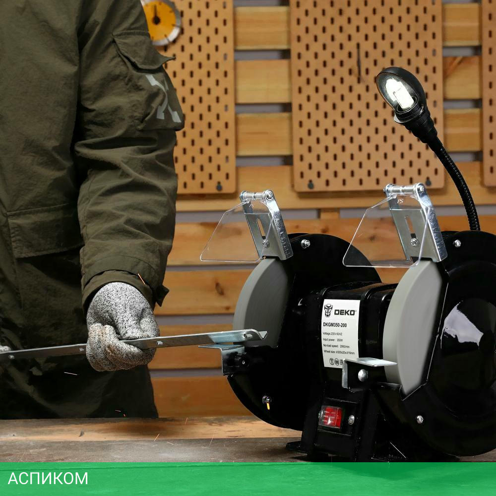 Заточный станок Deko DKGM400-200 (063-4324)
