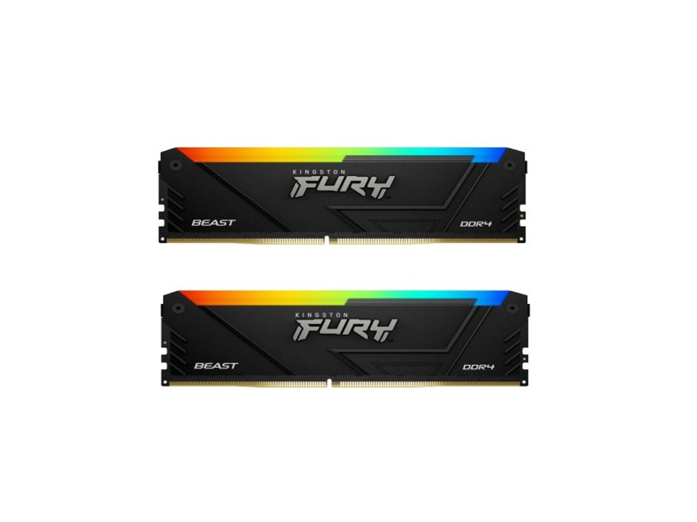 Оперативная память Kingston Fury KF432C16BB2AK2/32, DDR4 2х 32ГБ 3200 МГц, DIMM, RTL