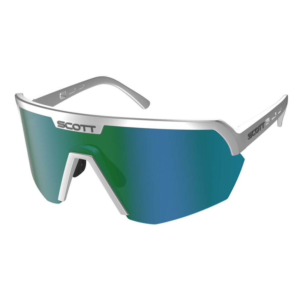 Очки Scott Sport Shield/Supersonic silver green chrome