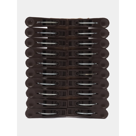 Прищепки черные 60 шт