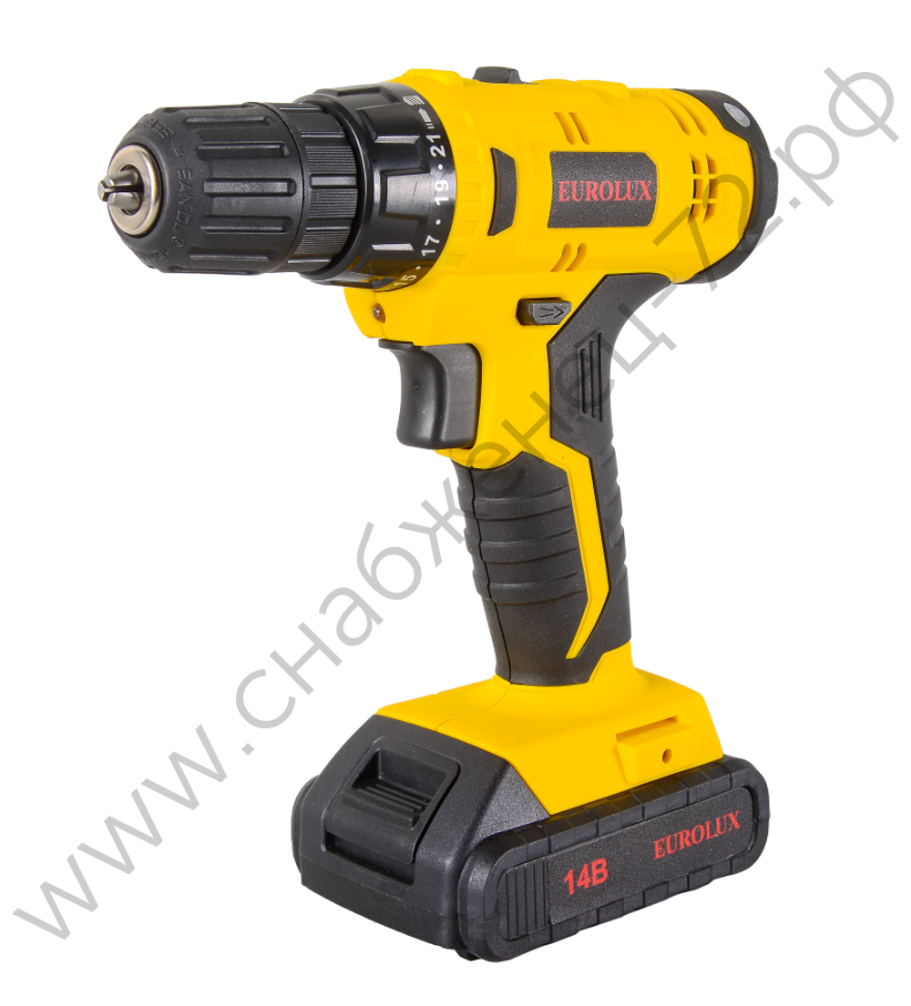 Дрель-шуруповерт аккумуляторная Eurolux ДА-14/2Li