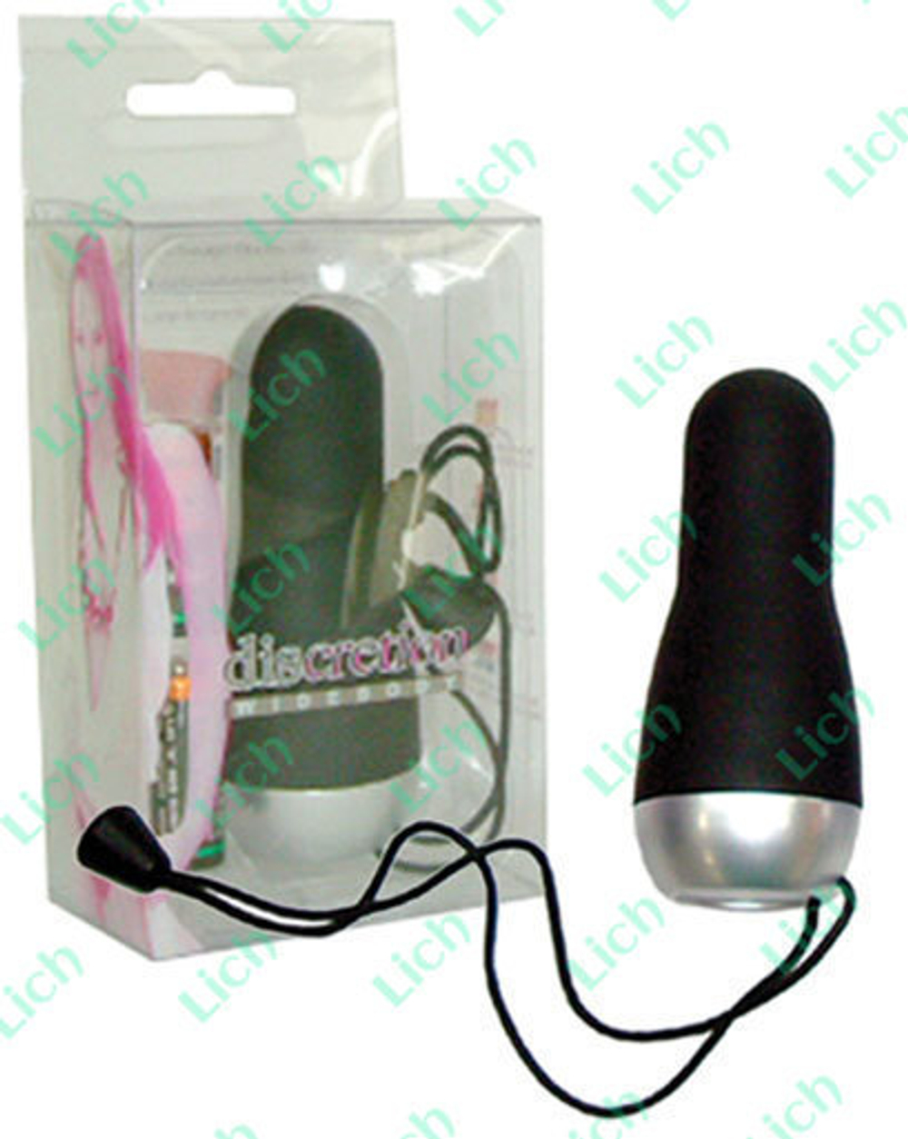Минивибратор черный водонепроницаемый