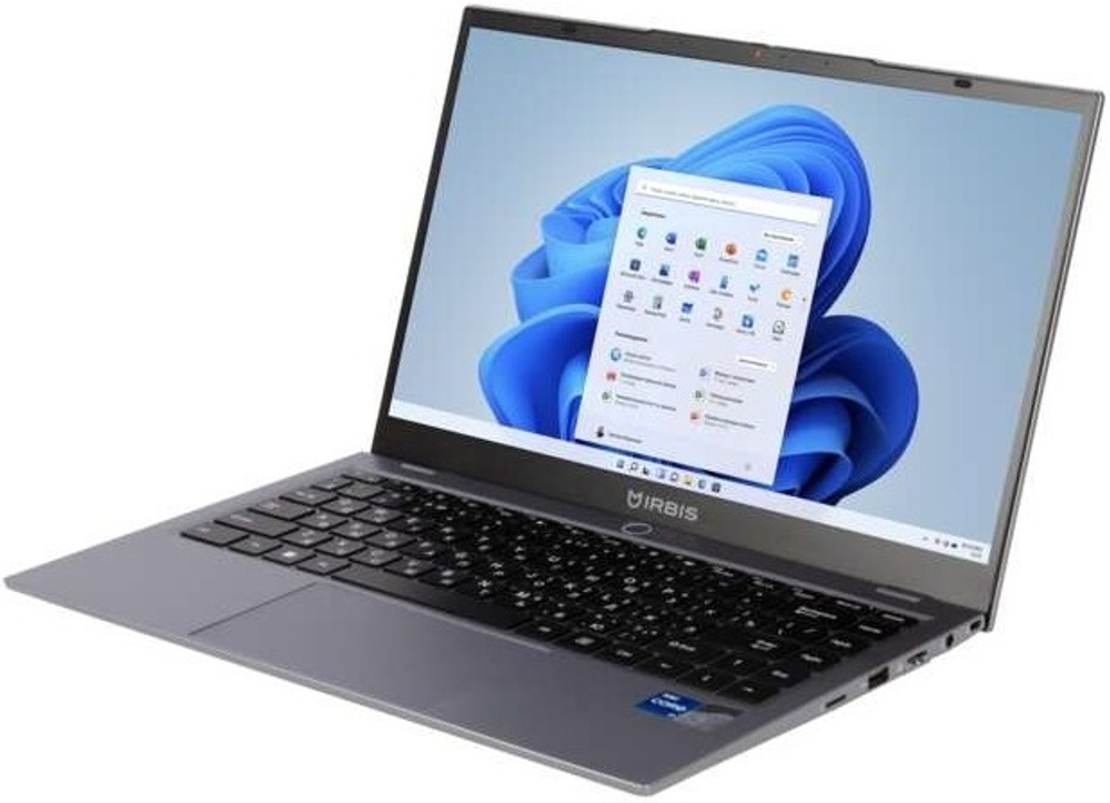 Ноутбук  Irbis 14NBP3004 14 ", Core i7, 16 Гб RAM, 512 Гб SSD, Iris Xe Graphics, Серый