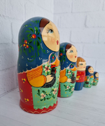Матрешка "с курочкой" традиция 5мест
