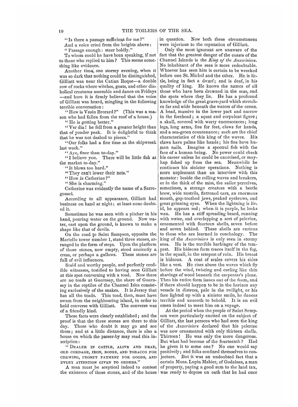 The Toilers of the Sea: A Novel | Victor Hugo