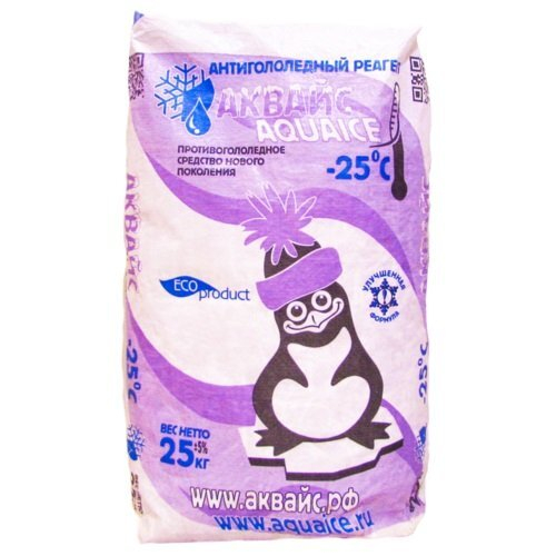 Антигололедный реагент -25°С АКВАЙС, 25 кг