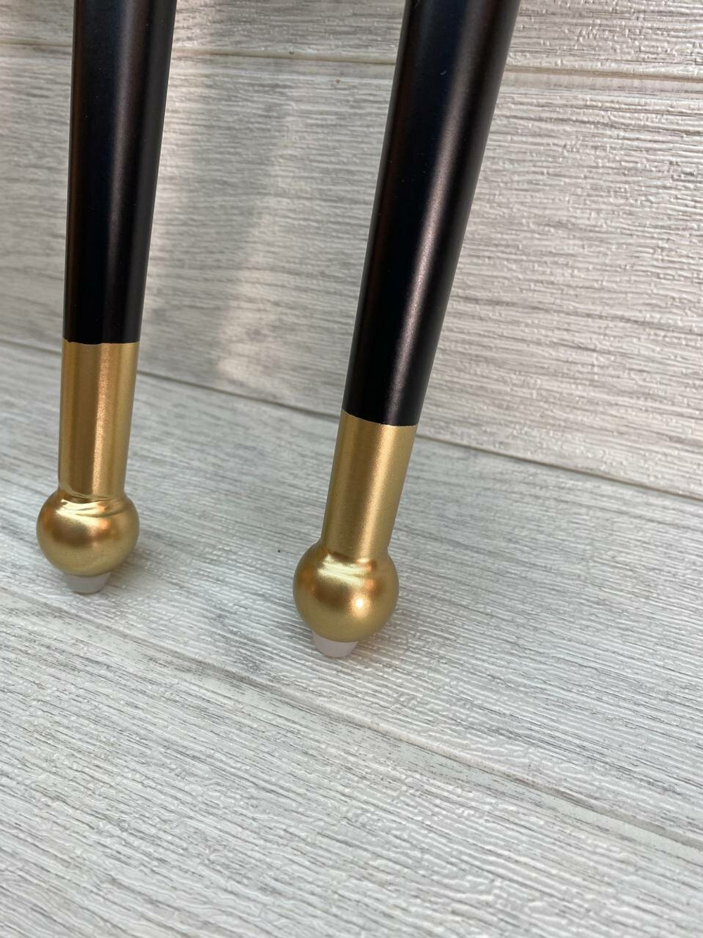 Ножки для мебели черные золото 20 см 4 штуки