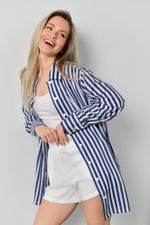 Блузка (рубашка) Тропический рай-2 Виотекс СИНИЙ