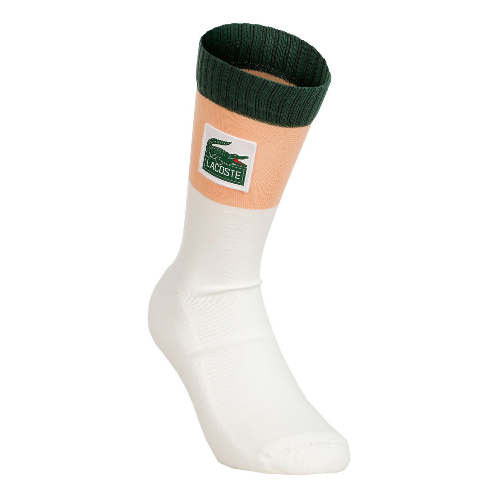 Lacoste Tennis Socks - White, Orange