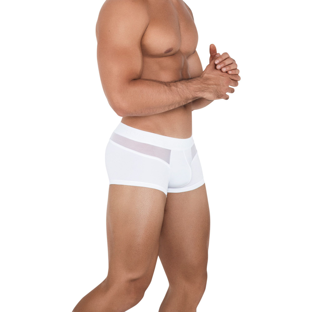 Белые мужские трусы-хипсы Caspian Trunk (Размер: M) (Цвет: белый)