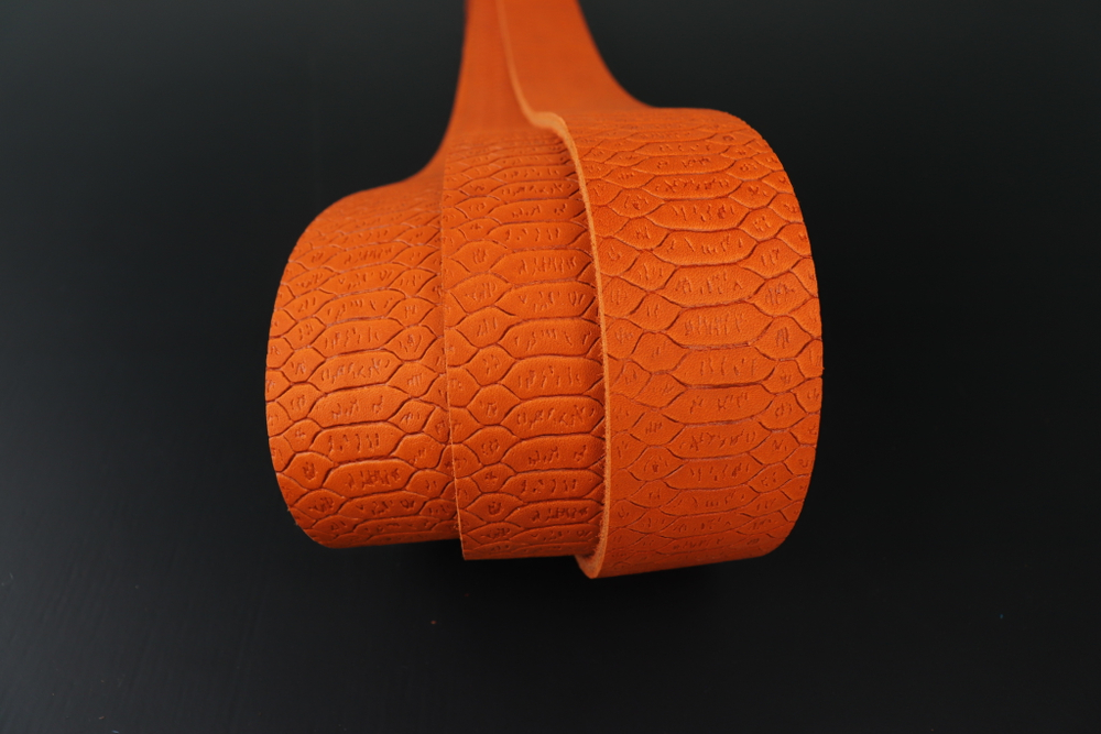 Ременная заготовка Рыжая + Плита Королевская Кобра