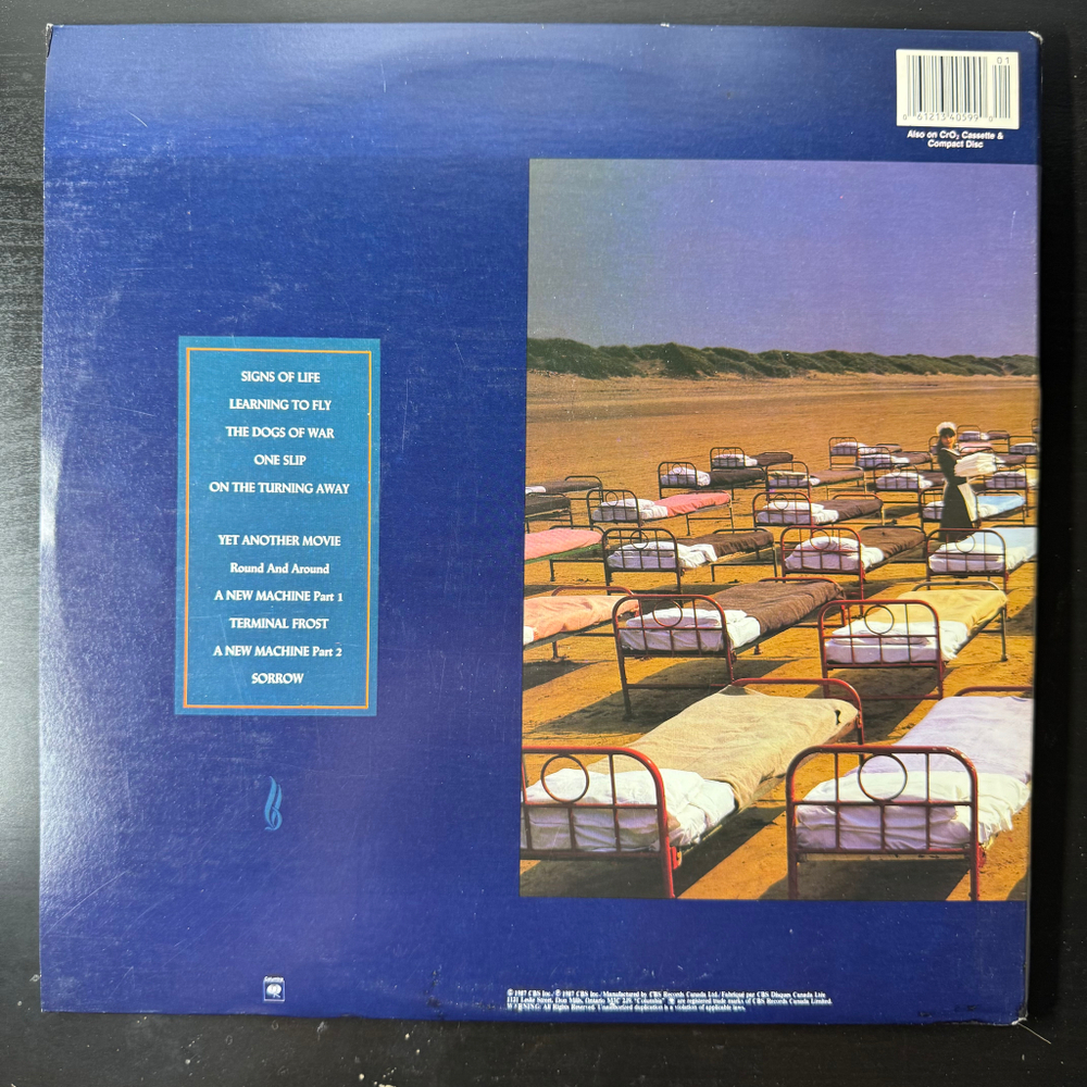 Pink Floyd ‎– A Momentary Lapse Of Reason (Канада 1987г.)