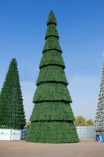 Светодинамическая елка сегментная, встроенное освещение -"Сибирская" 11 м