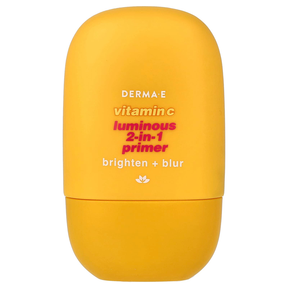 DERMA E, праймер с витамином C для сияния, 2 в 1, для всех типов кожи, 30 мл (1 жидк. унция)