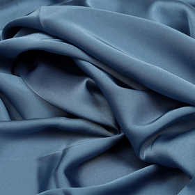 Ткань шелк Армани 90г/м² 97% ПЭ 3% Спандекс шир.150см  цв.139 датский голубой