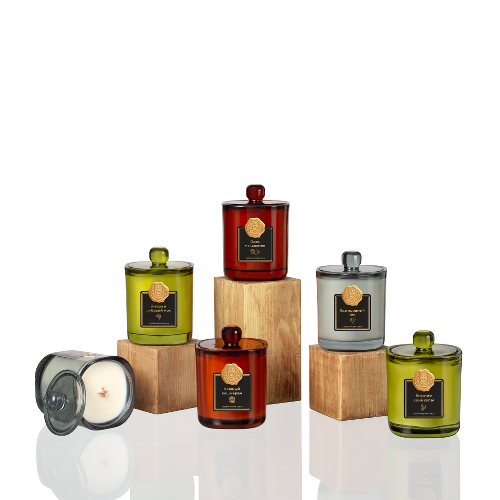 Аромасвеча AROMATICA Шум моря, в подарочной коробке