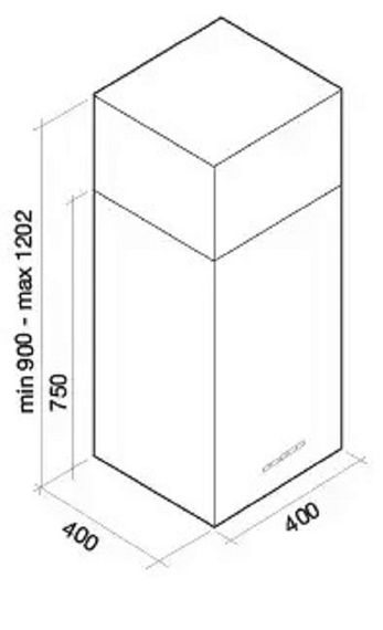 Вытяжка Falmec MIRA PLUS BLACK 40