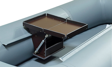 Держатель универсальный Столик раскладной На борт лодки на Лик-трос Патриот без удочкодержателей №10