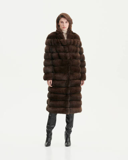 Шуба из меха соболя