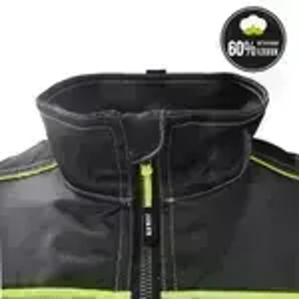 Костюм мужской (комплект) т/серый,лимон и чёрный (52-54) 170-176