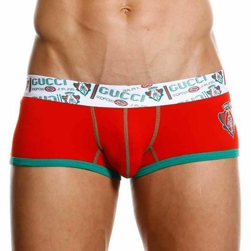 Мужские трусы хипсы Gucci красные