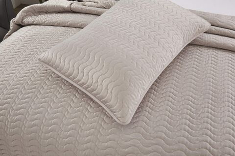 Покрывало 160х220 и наволочка 50х70 Sofi De MarkO Саванна серое