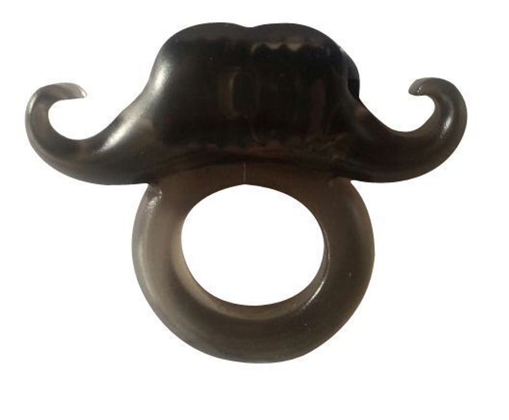 Дымчатое эрекционное виброкольцо Бычья сила (Цвет: дымчатый)