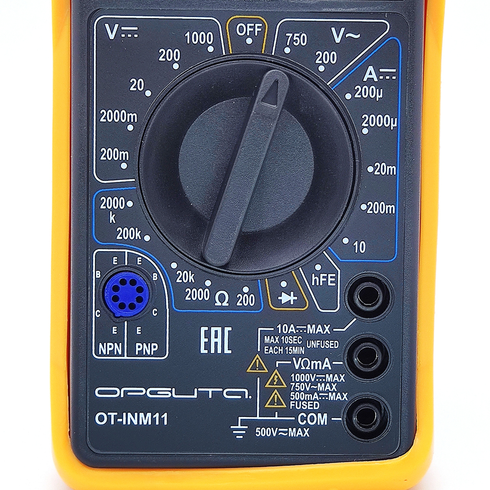Мультиметр Орбита OT-INM11 в футляре
