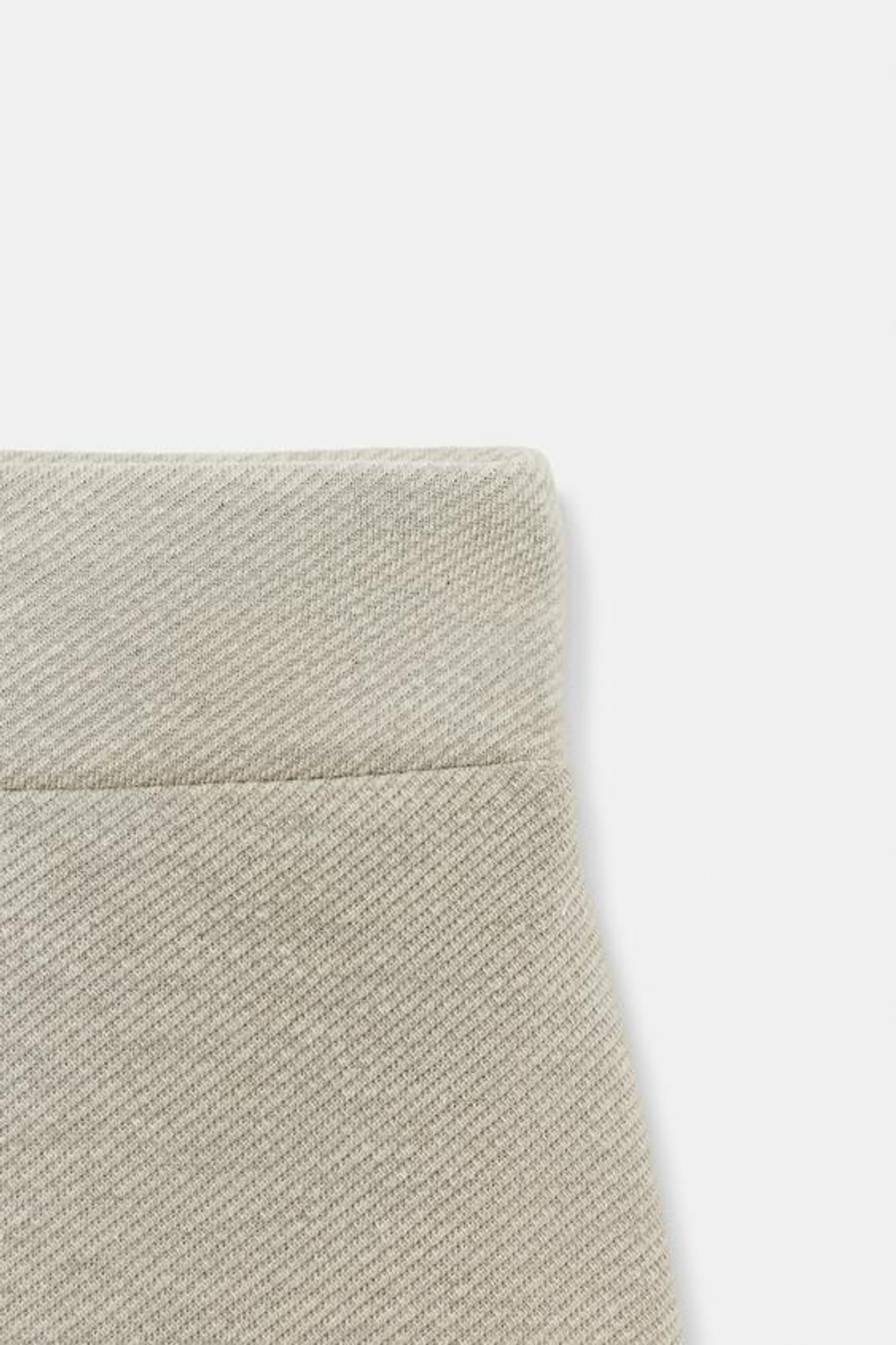 ZARA ШИРОКИЕ БРЮКИ ИЗ САРЖИЕВЫЙ, КАМЕННО-СЕРЫЙ