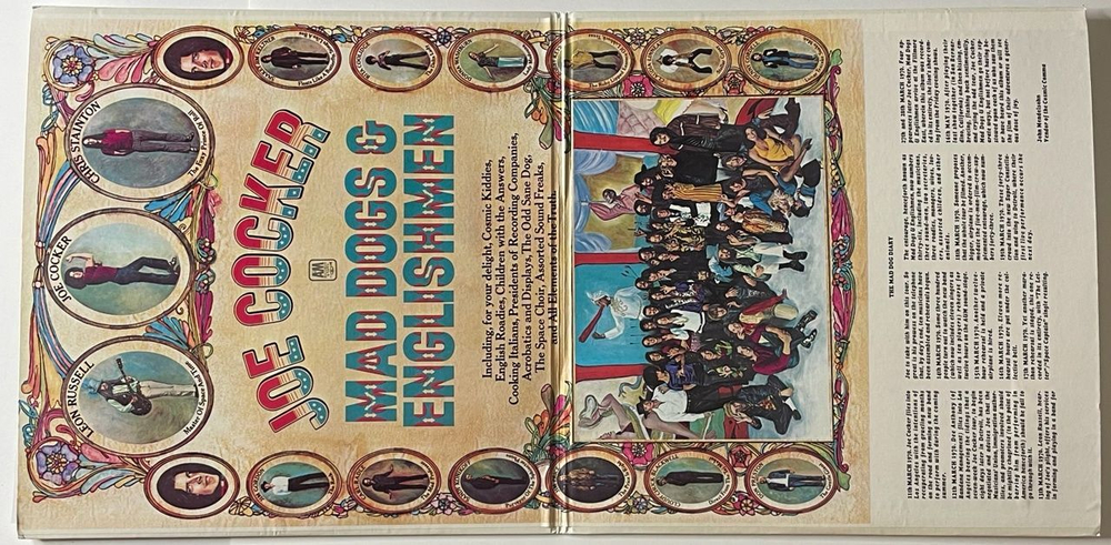 Винтажная виниловая пластинка LP Joe Cocker Mad Dogs and Englishmen (USA 1974) Honky Tonk Women