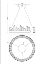 Люстра подвесная Moderli V9050-PL Ingrid