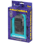 Замок велосипедный Авангард, Anaconda Т608, 14 мм, сталь, с креп на раму, силикон, всепогод, голуб,