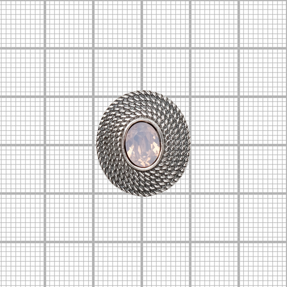 "Алтея" кольцо в серебряном покрытии из коллекции "Радиус" от Jenavi