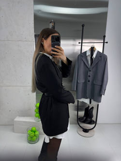 Пиджак-рубашка женская арт. 4815 цвет "чёрный"