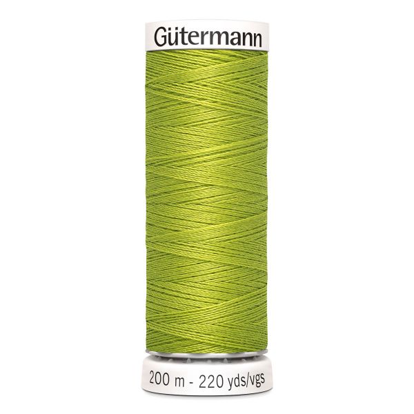 Нитки универсальные Gutermann Sew-all 100 (200 метров), 5 кат. | 616 люминесцентный лайм