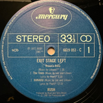 Rush - Exit...Stage Left 2LP (Скандинавия 1981г.)