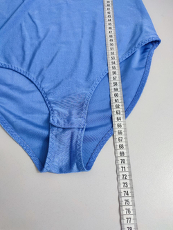 Боди голубое с коротким рукавом 44 размер