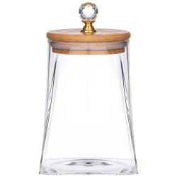 ЕМКОСТЬ ДЛЯ СЫПУЧИХ ПРОДУКТОВ AGNESS "KRISTALL" 900 МЛ 10,5*10,5*14,7 СМ. ЦВЕТ: ПРОЗРАЧНЫЙ