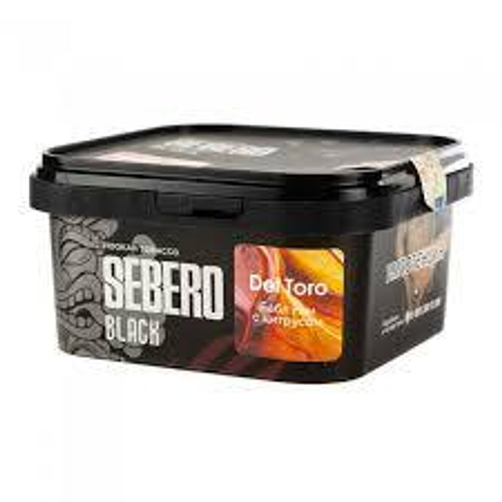 SEBERO Black  Бабл гам с цитрусом (Del Toro) 200г