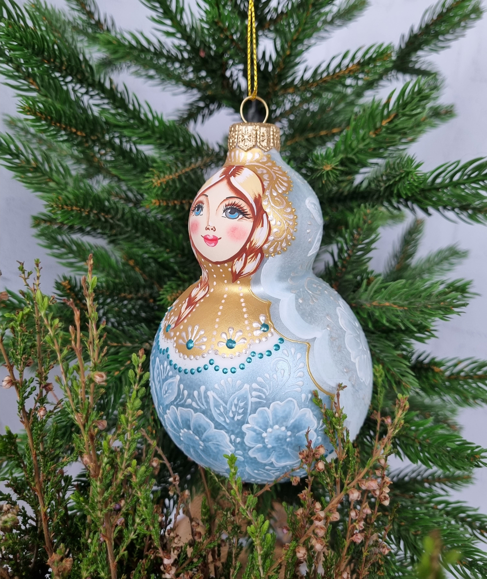 Матрешка стеклянная Юлия