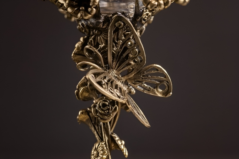 Бокал для вина "Цветочная фантазия" в подарочном футляре