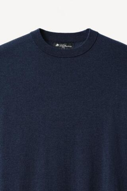 ZARA X WILLY CHAVARRIA СВИТЕР ИЗ СМЕСОВОЙ ШЕРСТИ, ТЕМНО-СИНИЙ