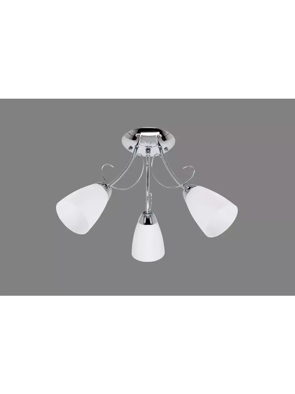 Люстра потолочная GALA  Е27*3*40W хром,белый