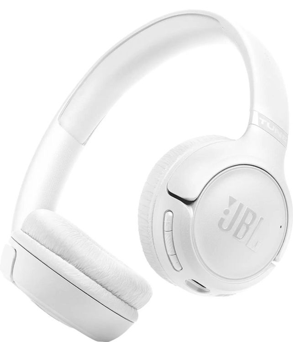 Наушники JBL Tune 530BT, Bluetooth, накладные, белый [jblt530btwht]