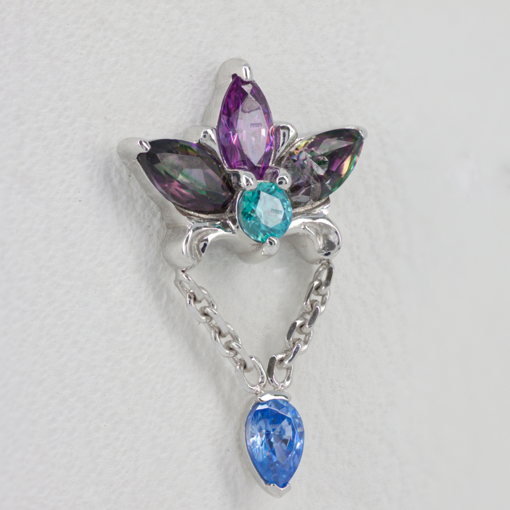 Honey Lily tops with colored gems
