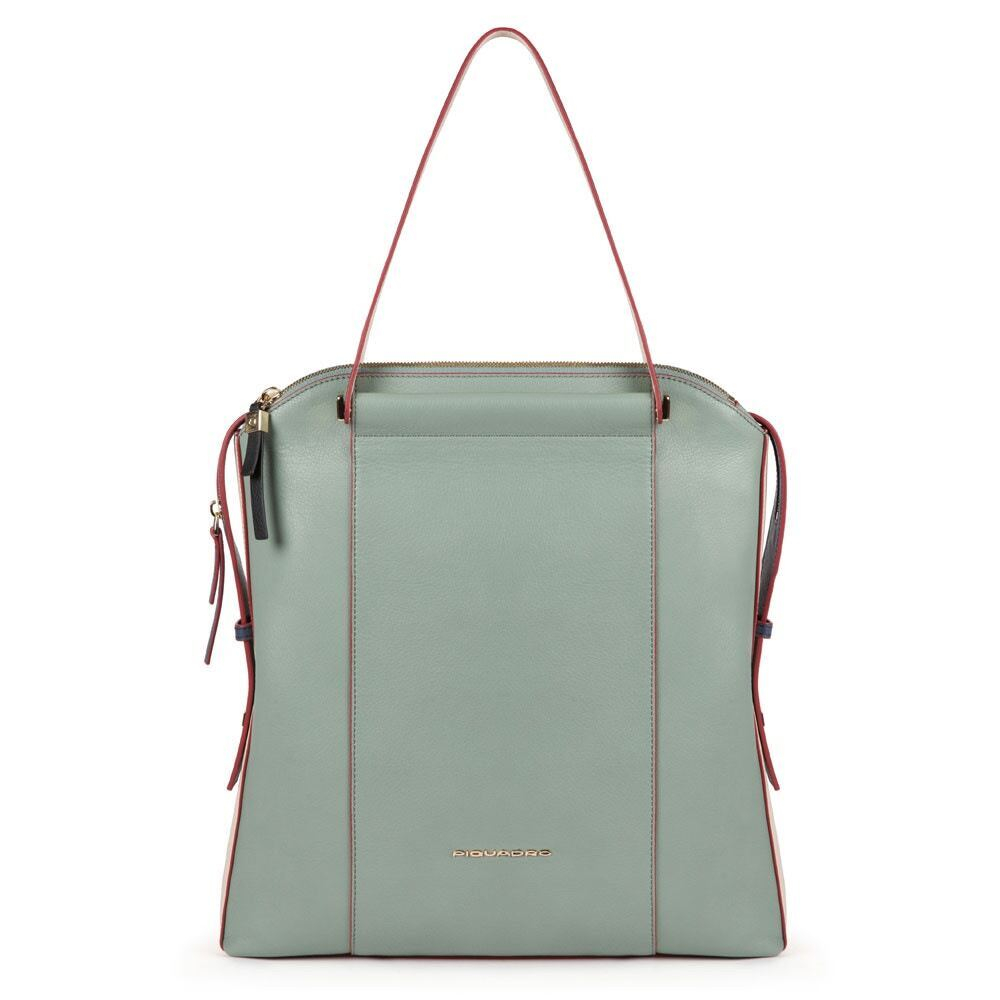 Сумка женская Piquadro Circle BD5389W92/BOBE бордовый/бежевый натур.кожа