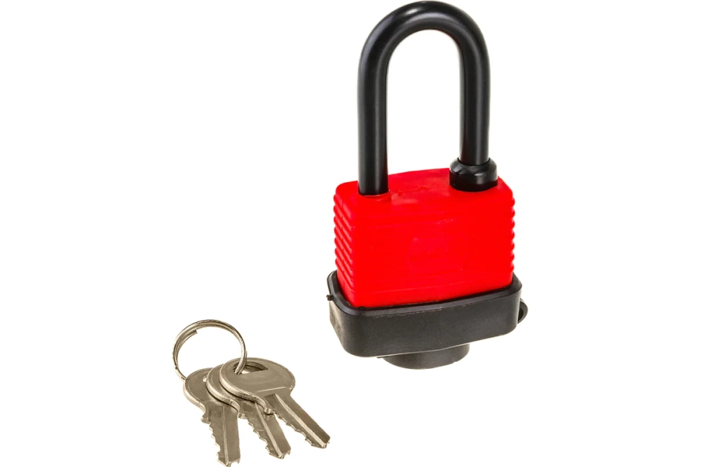 Замок навесной всепогодный, 40 мм, удлиненная дужка Matrix 91822