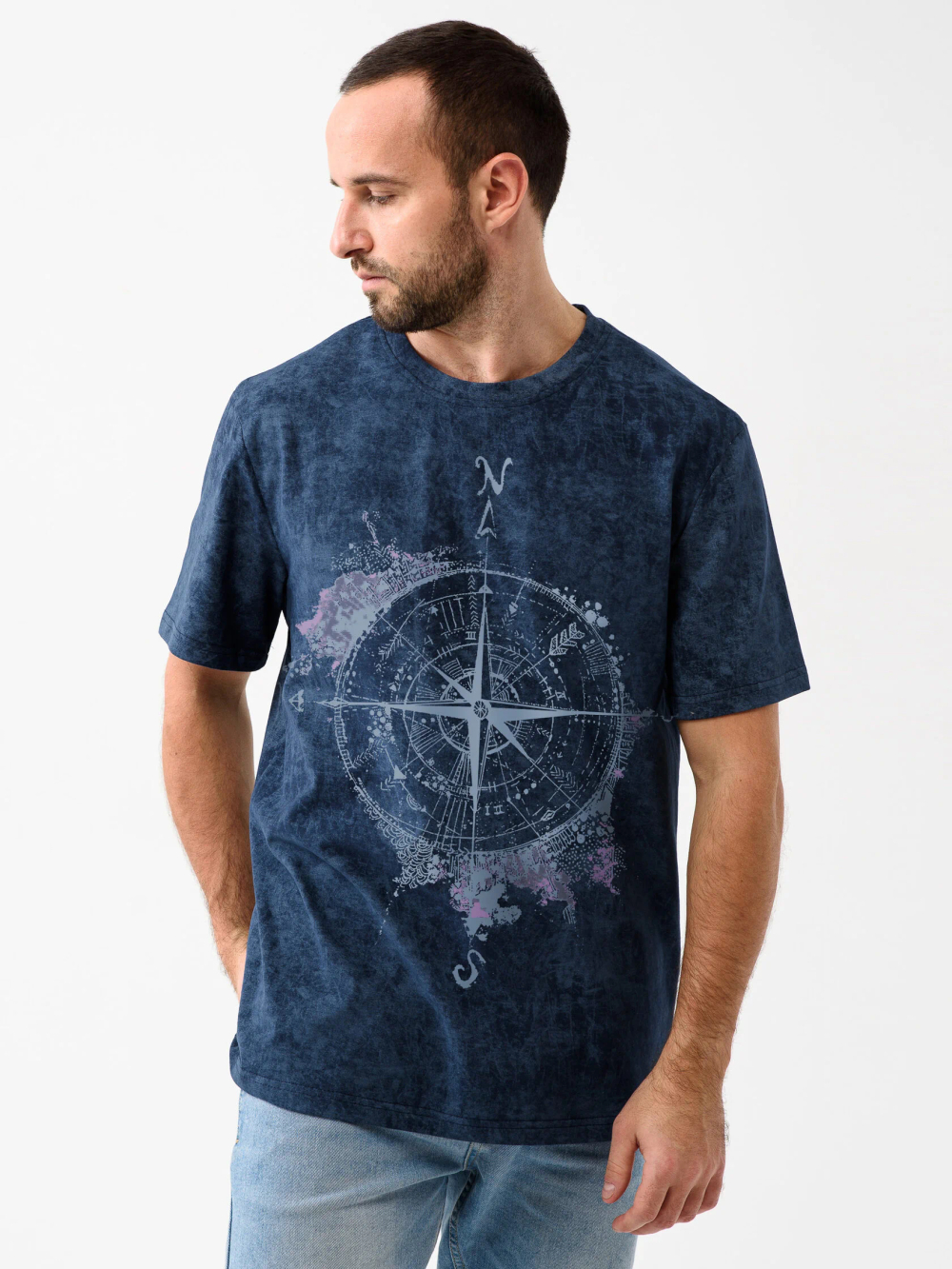 Футболка мужская "Роза ветров"
