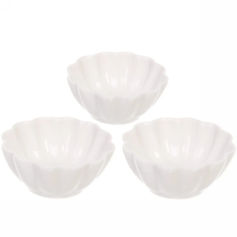 Набор соусников «White magic» 3шт «Цветок»