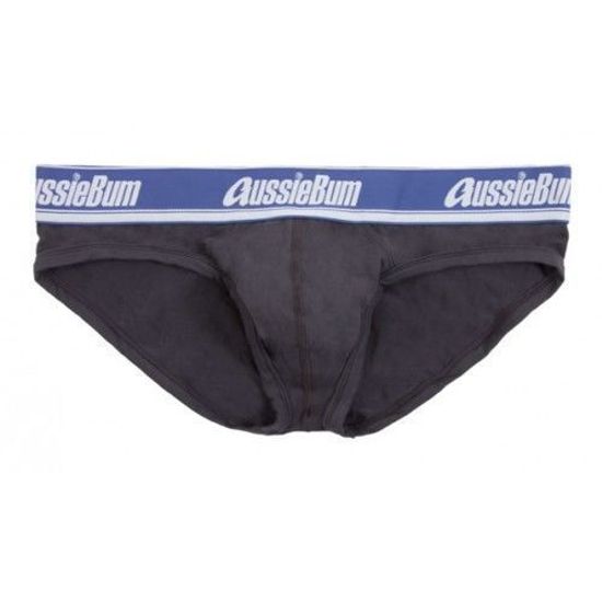 Мужские трусы брифы темно-серые Aussiebum Wonderjock Brief AB00066